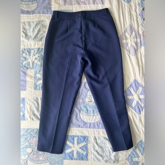 Laundry by Shelli Segal Womens Navy Trouser Work Formal Everyday Casual Pants 8 - Picture 4 of 11
